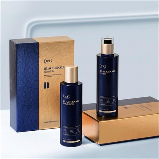 Dr.G BLACK SNAIL Skin Toner 150ml + Emulsion 150ml