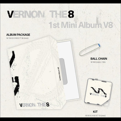 [Official] V8 (SEVENTEEN) - [V8] 1st Mini Album (KiT ver.)