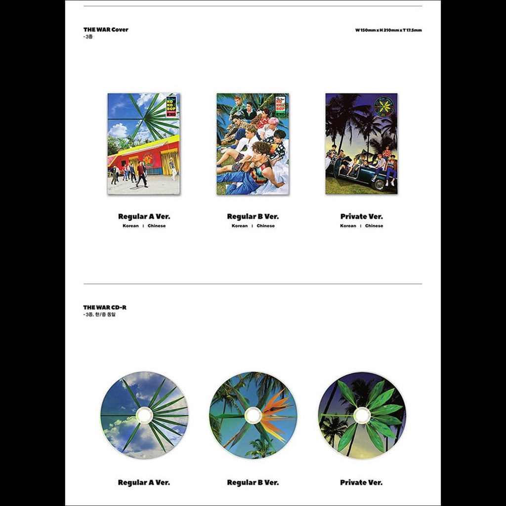 EXO - The War (Chinese Ver.) / 4th Album