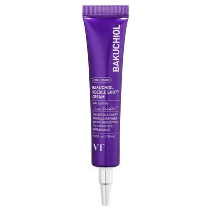 [VT COSMETICS] Bakuchiol Reedle Shot Cream 30ml | Glass Skin Pore Tightening & Elasticity Firming Cream, K-Beauty