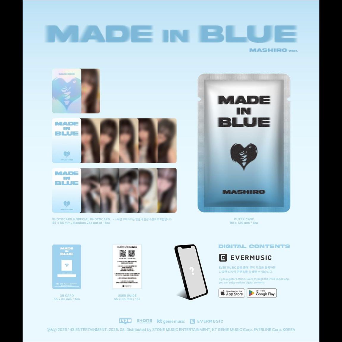 MADEIN S - MADE in BLUE QR Album