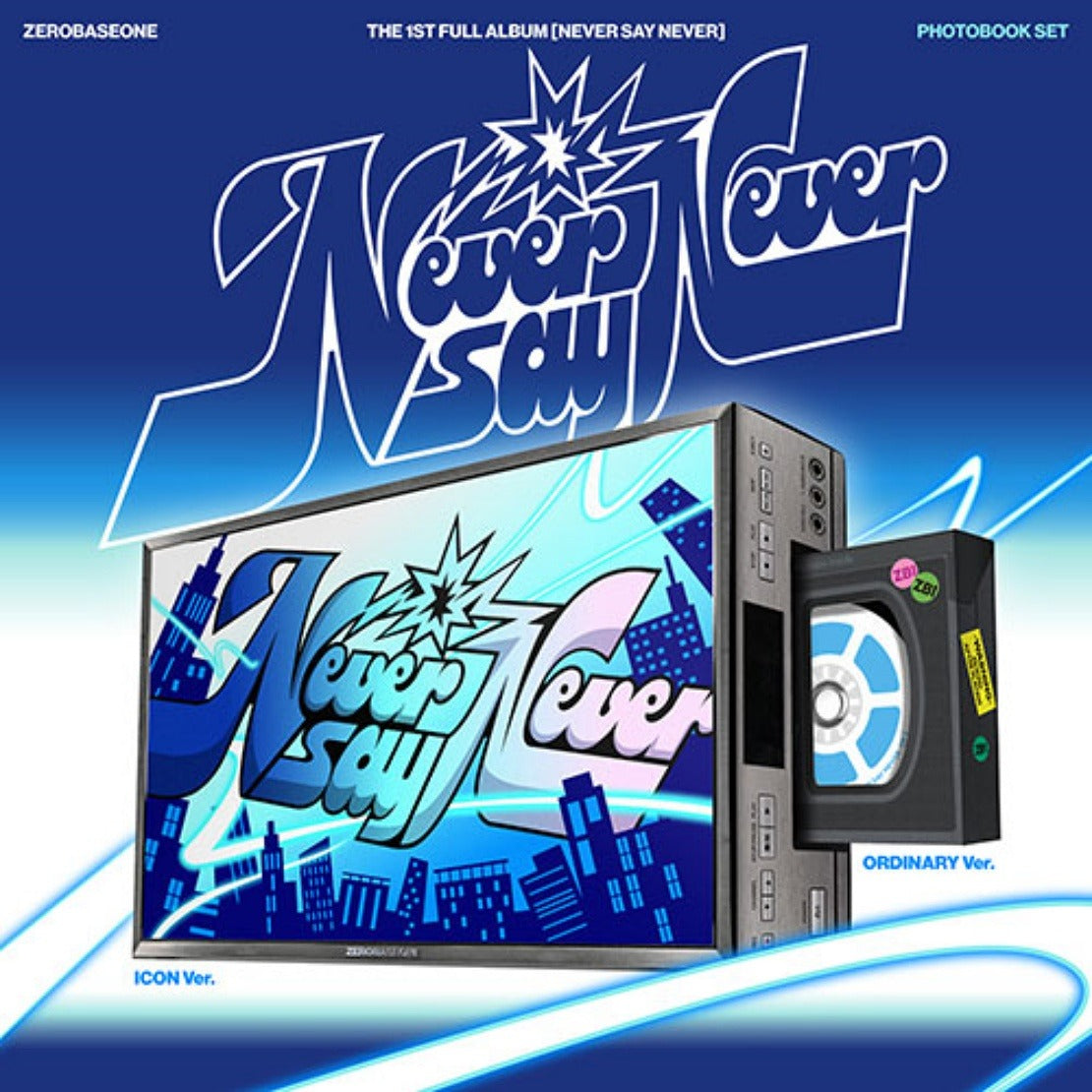 ZEROBASEONE [NEVER SAY NEVER] PHOTOBOOK Ver. (ICON & ORDINARY) The 1st Full Album