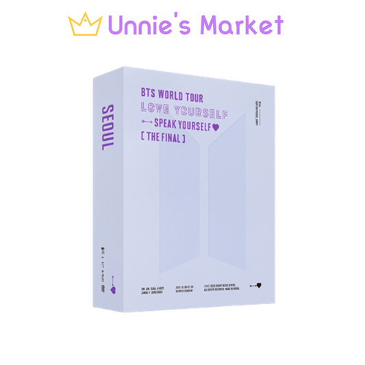 [DVD] BTS World Tour 'LOVE YOURSELF : SPEAK YOURSELF' : THE FINAL